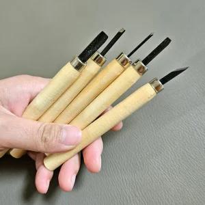 목공용 조각칼 5종세트 DIY 지우개 도장 만들기