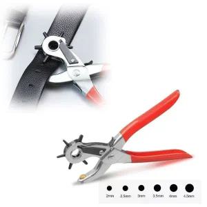 [셀러에이드]가죽공예 펀칭기 벨트 타공기 수동 원형 홀 구멍뚫기 구멍뚫는기계