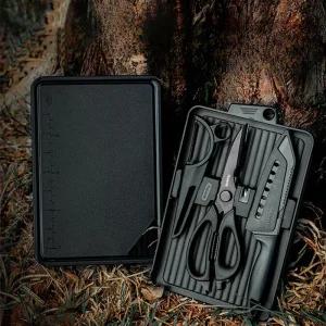 백패킹 캠핑 스텐 취사 칼 조리 커팅보드 가위 키친툴 도마