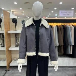 [쉬즈미스] sh06 퍼 카라 페이크 무스탕 자켓 SWUJKO42020 (S41513358)