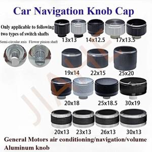 제너럴 전동스 에어컨 스위치 손잡이 자동차 네비게이션 DVD/CD 오디오 볼륨 조정 전위차계 캡 1pcs
