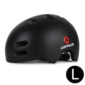 Airwalk 스포츠 헬멧 어반 블랙 L스노우보드 스키 안전모 보호장구 운동 자전거
