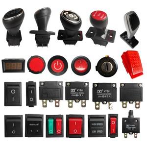 어린이 전기 자동차 켜기 끄기 스위치 및 장난감 오토바이 페달 퓨즈 전원 휠 타고