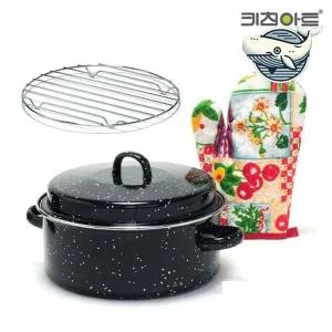 [콩심팥심]다용도 유리 뚜껑 직화 냄비 조리용 안전
