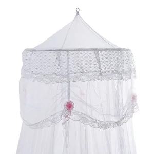 샬랄라 레이스 공주 모기장 화이트 캐노피 침실케노피