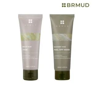 [15%+10%+카드12%]  비알머드 카디비 머드 마스크 & 필오프 마스크 2종 세트