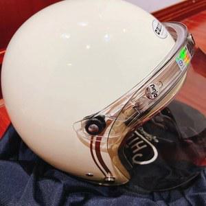 소두핏 먹보털보 파 CHIEF 레트로 헬멧 바이크헬멧 하프페이스 클래식 스쿠터