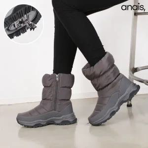 [아나이스] 아이젠 털안감 패딩부츠 4cm_25F190 [무료배송]