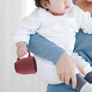 [골드스마일]실리콘 유아 머그컵 어린이집 발랄한