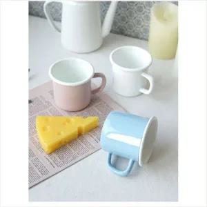 [골드스마일]D14 Masi 파스텔 법랑 머그컵 커피잔 카페컵