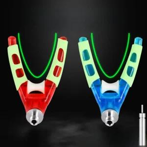 포크형 분리형 낚싯대 낚시 지지대 용 야간 발광 캠핑 브래킷 범 야외 장비 액세서리