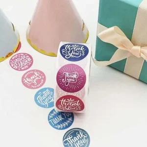 데코 스티커 감사 F 배달 데코 선물 포장