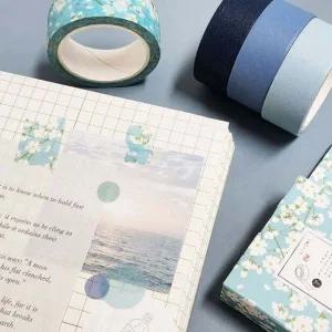 데코 마스킹 수채화 테이프 봄벚꽃 다이어리 용품 꾸미기