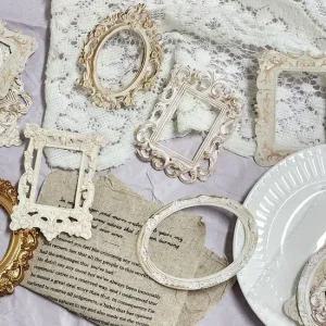 다꾸 엔틱 미러 프레임 중세 저택 다이어리꾸미기 다이어리데코 다꾸용품 다꾸장식