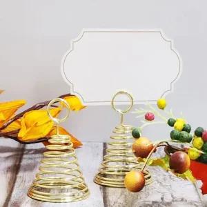 금속메모클립 스프링 메모 스탠드 골드 사진꽂이 종이꽂이 엽서꽂이 깔끔한메모꽂이