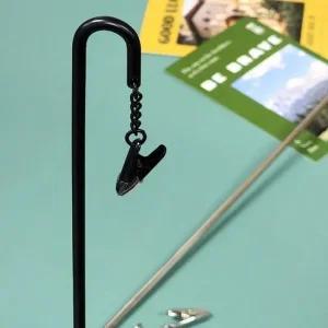 집게 쇼클립 메모 40cm 스탠딩 홀더 고급 매장 가격표 꽂이