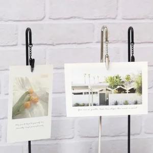 메모 스탠딩 쇼클립 집게 30cm 홀더 고급 매장 가격표 꽂이