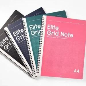 A4 엘리트 그리드 절취노트 회사노트 사무용노트 사무실노트 줄노트 실제본노트 감사노트