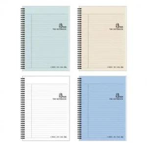 4500 12691 아이비스 투명 PP노트 SP) 회사노트 사무용노트 사무실노트 줄노트 실제본노트