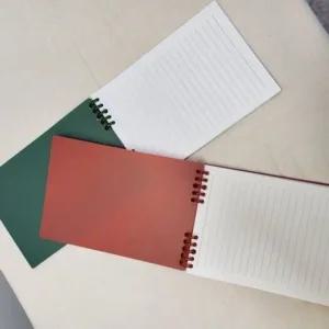 A5 코일 클립 세로형 줄노트 회사노트 사무용노트 사무실노트 줄노트 실제본노트 감사노트