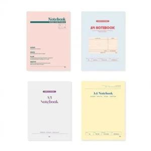 2500 A4 12413 아이비스 중철제본노트 SP) 회사노트 사무용노트 사무실노트 줄노트 실제본노트