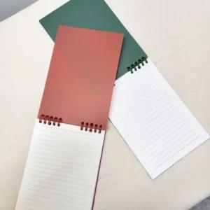 A5 코일클립 세로형 줄노트 회사노트 사무용노트 사무실노트 줄노트 실제본노트 감사노트