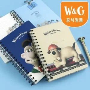 노트 월레스와 그로밋 인덱스 회사노트 사무용노트 사무실노트 줄노트 실제본노트