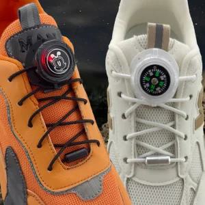 신발 운동화 액세서리 끈 쌍 성인 /2 자동 버클 조명 회전 1