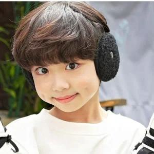 뽀글이 아동 귀마개 접이식 귀도리 겨울 방한 귀마개