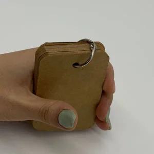 [셀러에이드]단어카드 링모음 10P 고리형 메모리 카드링 25mm 철제 링