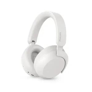 필립스 LDAC Hi-Res ANC 노이즈캔슬링 무선 블루투스 헤드셋 TAH8000 화이트