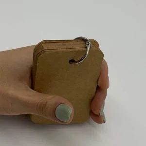 단어카드 링모음 10P 고리형 메모리 카드링 25mm 철제 링