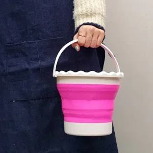 대용량 접이식 미술물통 원형