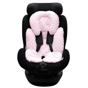 카키블린 유아용 카시트 인서트, 헤드 앤 바디 서포트, 서포트 베이비, 2-in-1 리버서블 쿠션, 소프트 유모차 쿠션 바운서, 유모차, 스윙(핑크)