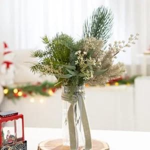 크리스마스 장식 화병 골드 솔파인 프리미엄 set 58cm (DIY) 소품 테이블 탁상용 오브제 행사 촬영 꾸미기