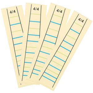 4PCS 이동식 바이올린 손가락 위치 스티커 경량 노트 데칼 단자문 프렛 보드 표시등 용   테이프