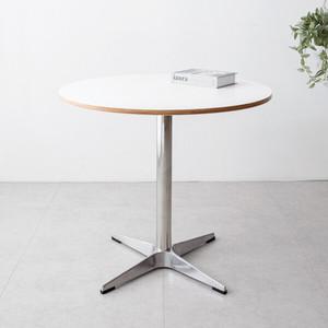 밀키 800 원형 로켓 크로스 테이블 카페 식탁 커피숍 업소 디자인