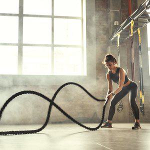 [바디아트] 피트니스로프 12M 배틀로프 크로스핏 휘트니스 지구력강화 전신운동 짐로프