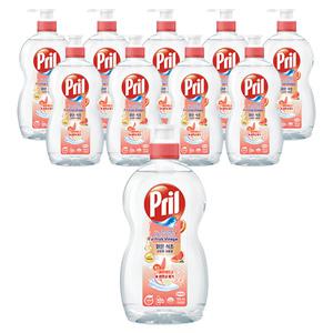 프릴 맑은식초 자몽, 700ml, 10개