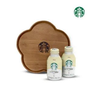 [동서][동서직영] 스타벅스 더블샷 바닐라 275ml 12캔 + 우드트레이