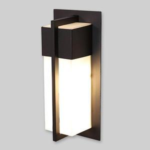 [BZI31837_51AJ]벽등 아크릴 블랙띠 KC 사각 모던 다용도실