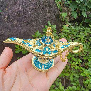 엔틱 알라딘 램프 블루 앤틱 요술램프 인테리어 장식 (WFH2SHB)