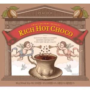 [피코크] 리치핫초코 10입