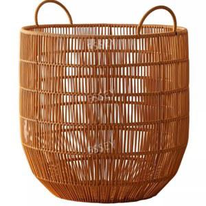 대형 라탄 바구니 빨래통 등나무 손잡이바구니 캐비닛 런드리카트 다용도정리함 대나무 소품