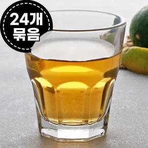리비 카페 유리컵 15249 24개입 맥주잔 양주 언더락 위스키 온더락 잭콕 지브랄타