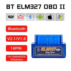 자동차진단기 게이지 스캐너 미니 ELM327 V21V15 블루투스 OBD2 리더 자동차 진단 엔진 점검 스캔 결함 기