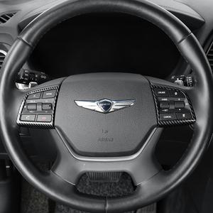 제네시스 G80 DH 튜닝 핸들 프레임 커버 카본 몰딩