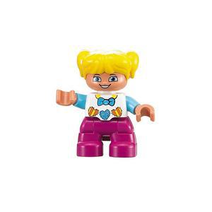 레고 듀플로 호환 피규어 사람 - 08. 꼬마 (여자) - 4
