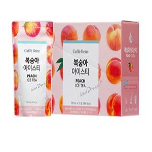 카페베네 복숭아 아이스티 파우치190ml 50개