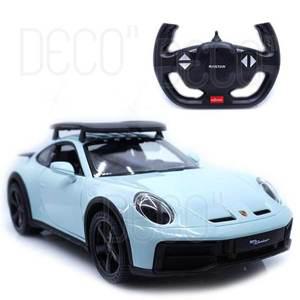 1:14 라스타 RC카 포르쉐 911 다카르 그린 라이트 무선조종 알씨카 미니카